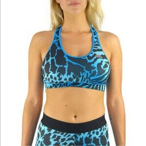 Adidas Techfit Climacool Compression Animal Print Sports Bra